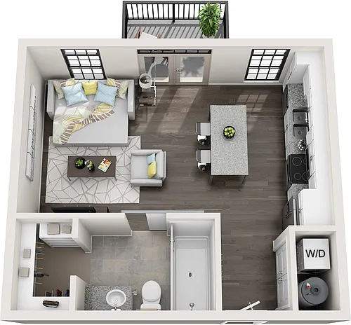 Floor plan Studio