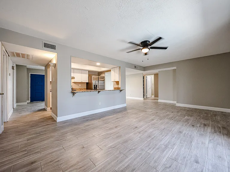 Kitchen and dining area