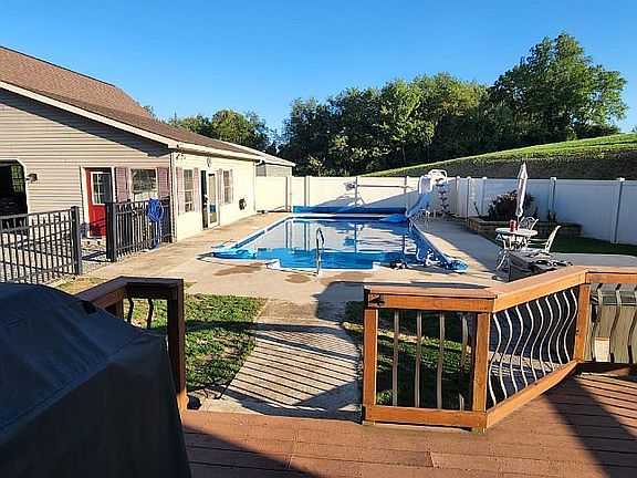 Very private back yard