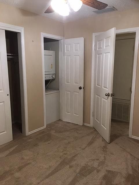Bedroom and Laundry Closet