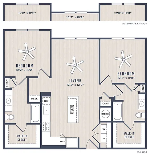 Floor plan B1