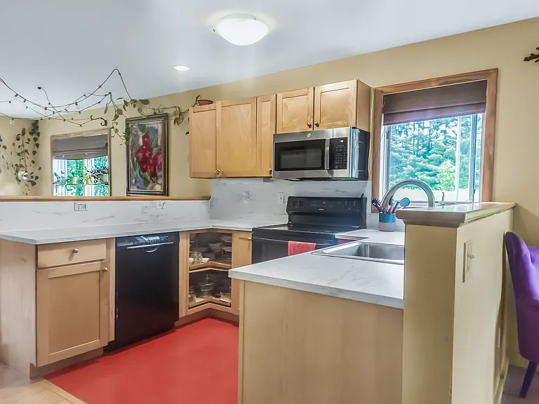 Kitchen from the living room