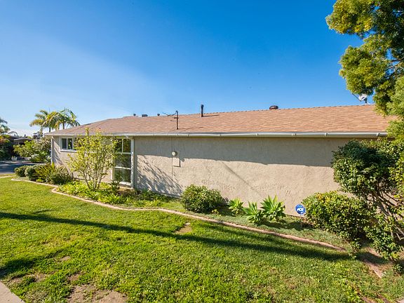 Large side yard on a corner lot.