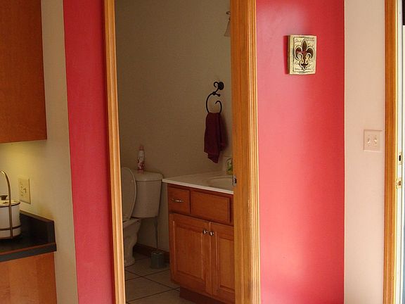 Kitchen entryway & 1/2 Bath