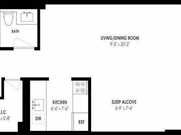 2nd image of 447 W 45th St APT 5C