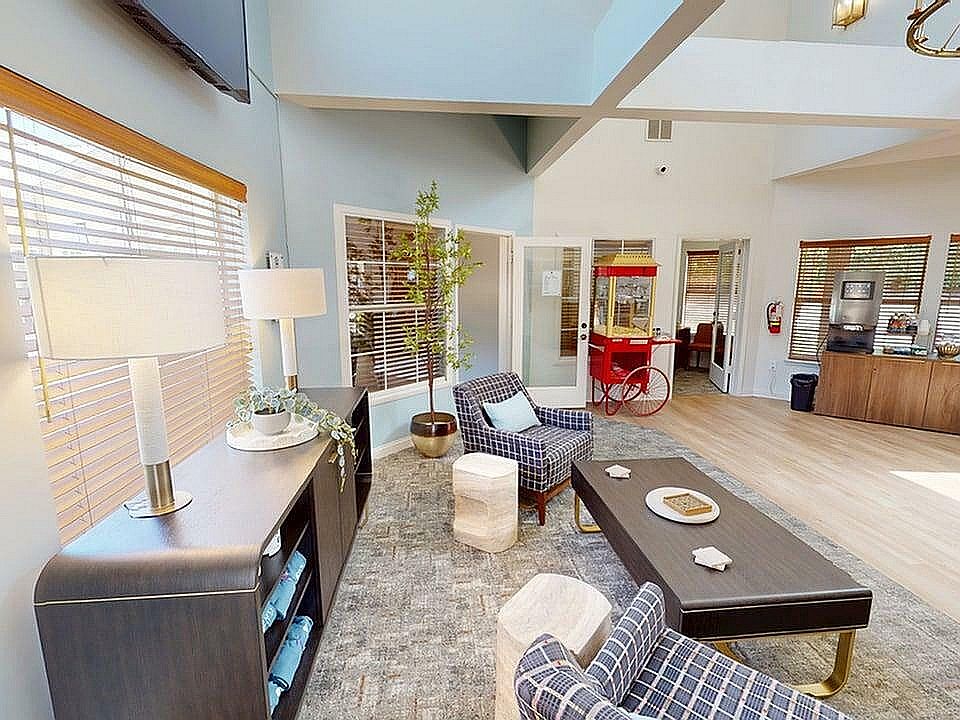 Stop by the Hawks Landing Leasing Office to lounge or enjoy some popcorn