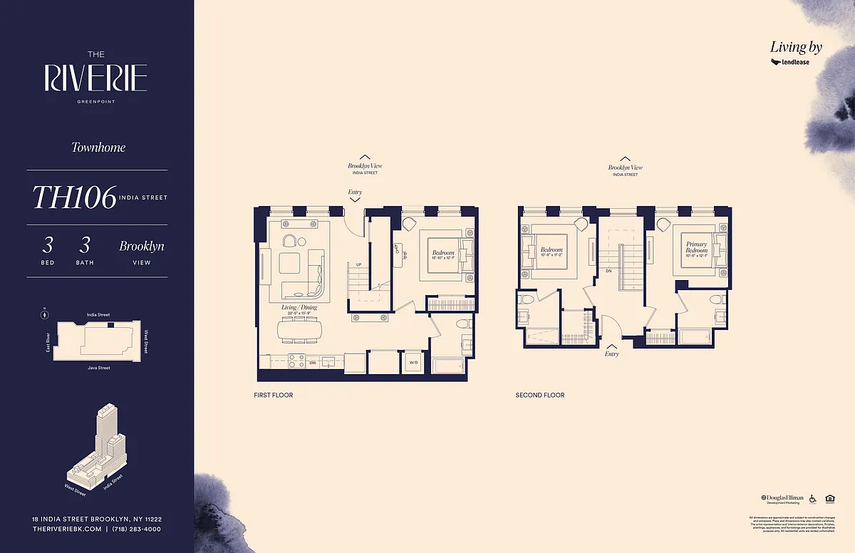 Floor plan TownHouse 106