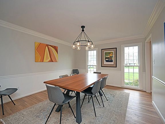 Dining room open to kitchen