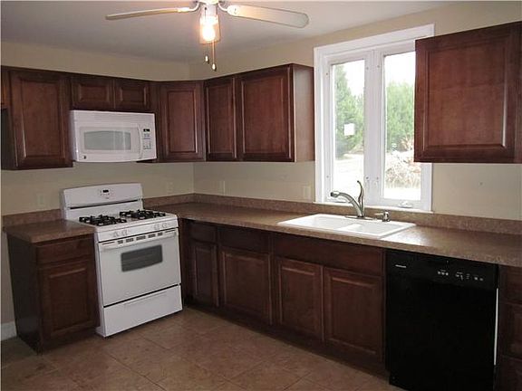 .....gas stove and tile floors