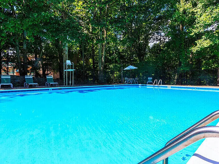 Sparkling Swimming Pool with Sundeck