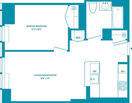 2nd image of 100 W 31st St APT 42F