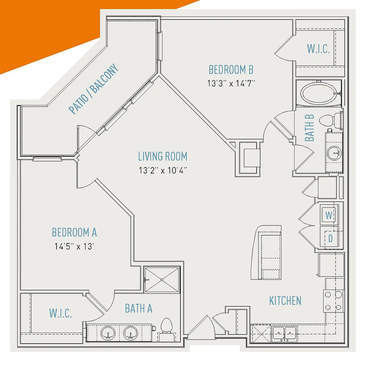 Floor plan B3