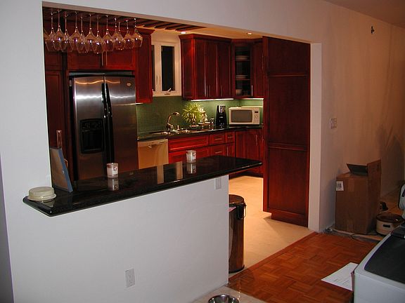 kitchen from den