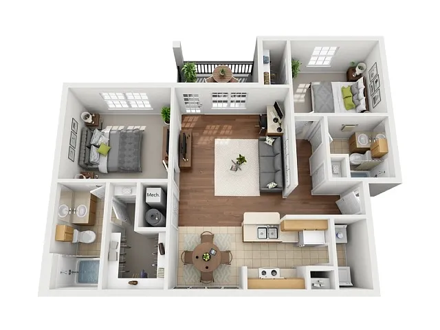 Floor plan B1