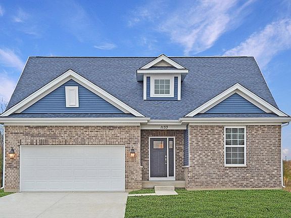 Williamsburg exterior elevation Cape May floor plan by William Ryan Homes