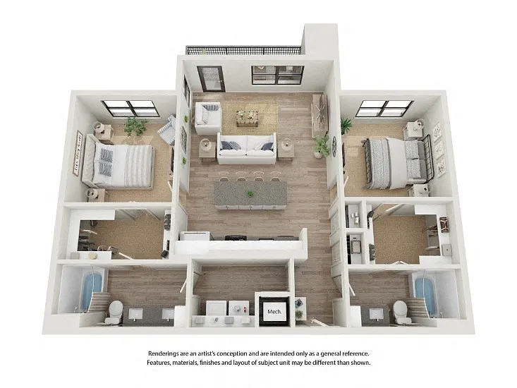 Floor plan B3