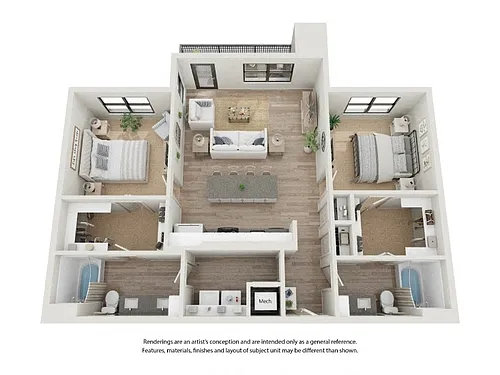 Floor plan B3