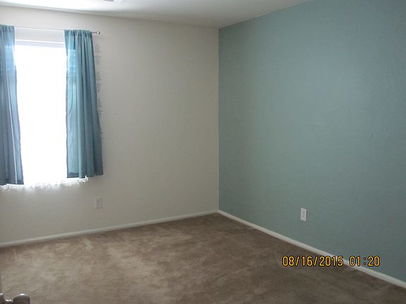Bedroom with double closets
