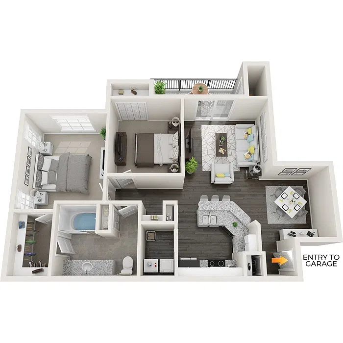 Floor plan Starina with Garage