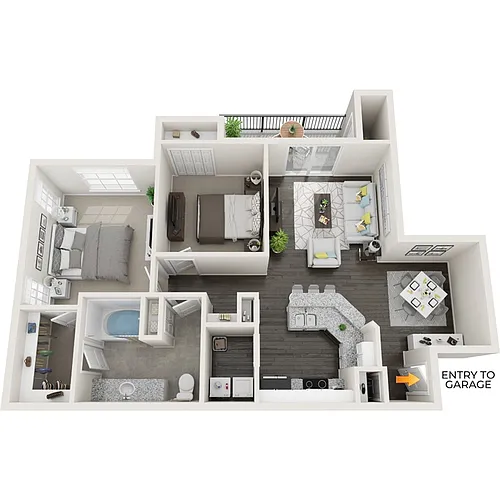 Floor plan Starina with Garage