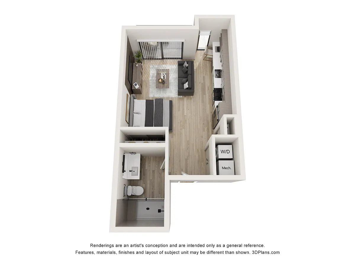 Floor plan Studio 4