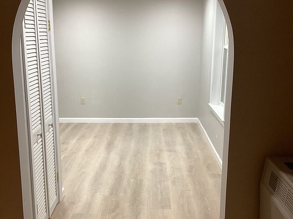 studio bedroom with closet storage