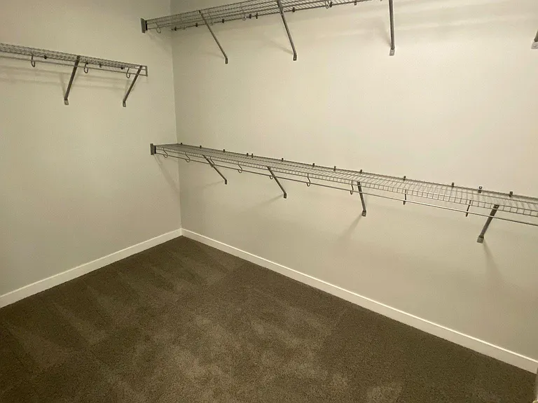 Master Bedroom walk in closet!