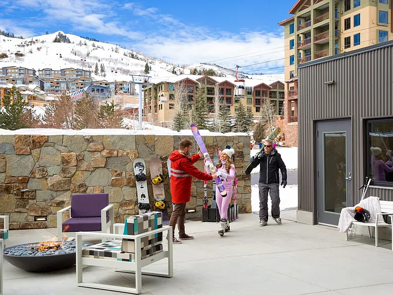 Canyon Haus ski valet storage