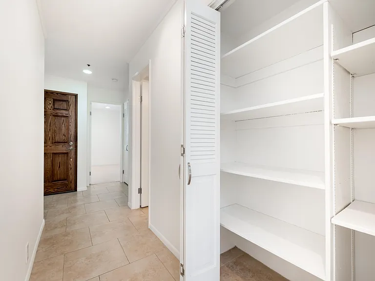 Storage in hallway