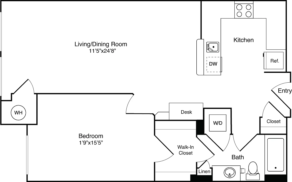 Floor plan 1B3