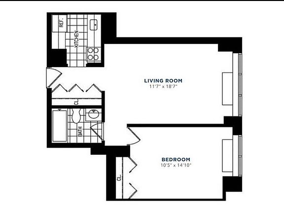 2nd image of 245 E 44th St APT 8C