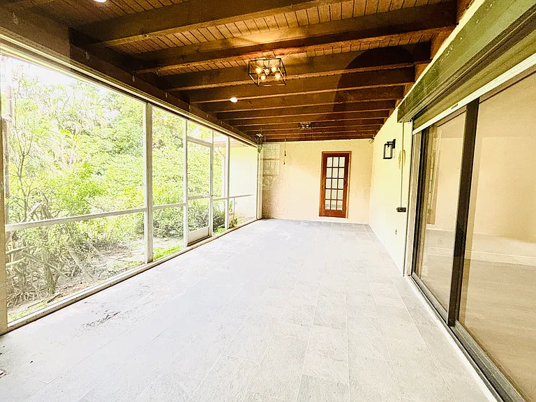 Covered patio