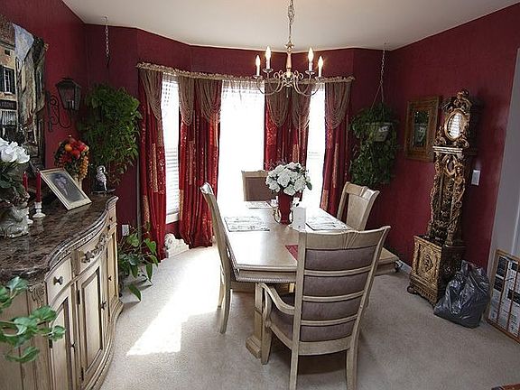 Dining Room with bay window