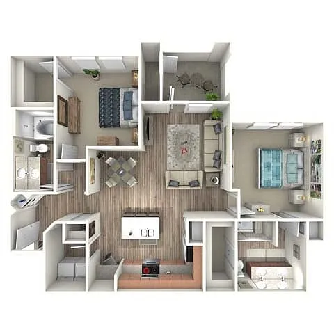 Floor plan B2 - Phase I