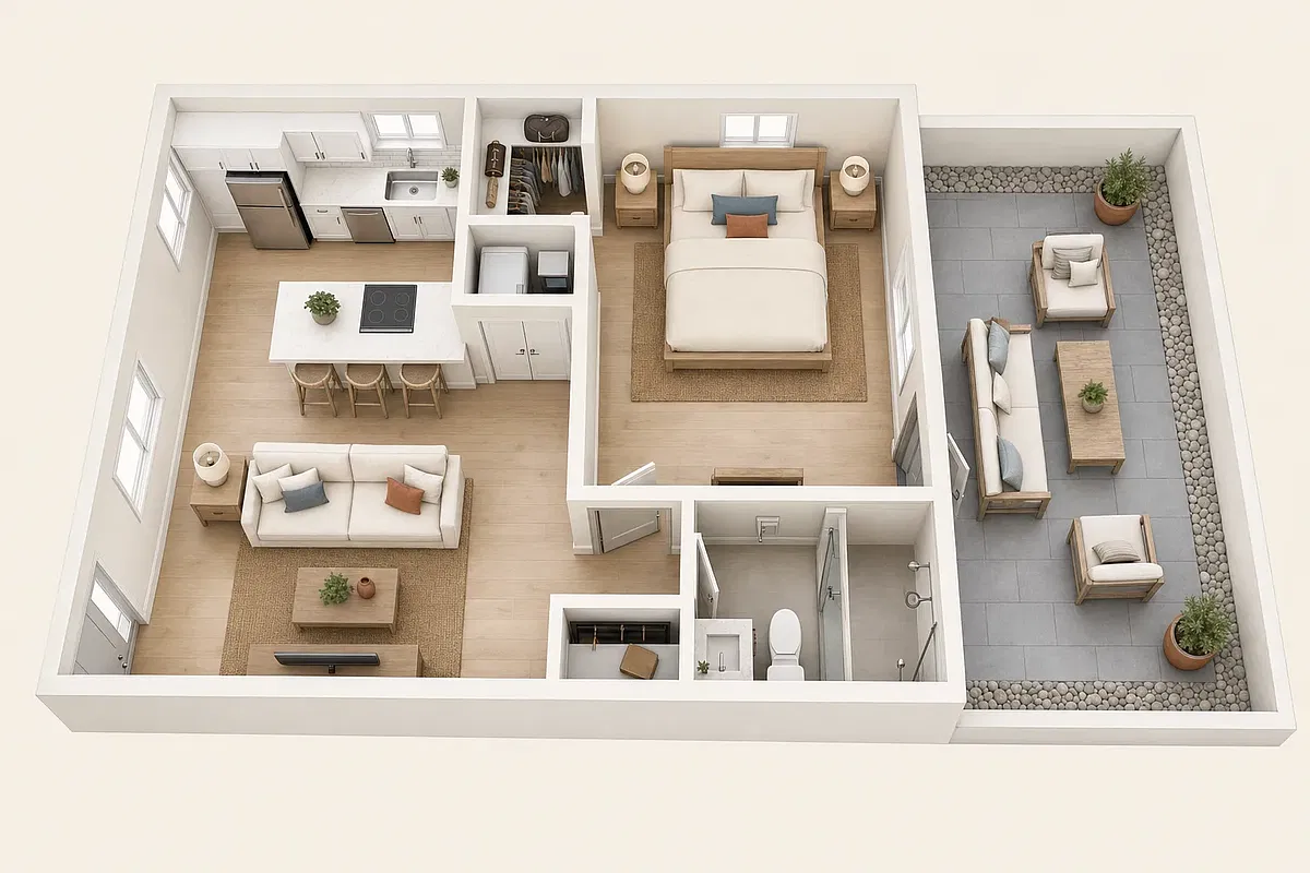 Floor plan Inlet