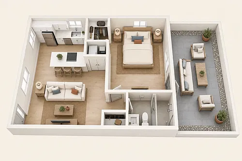 Floor plan Inlet