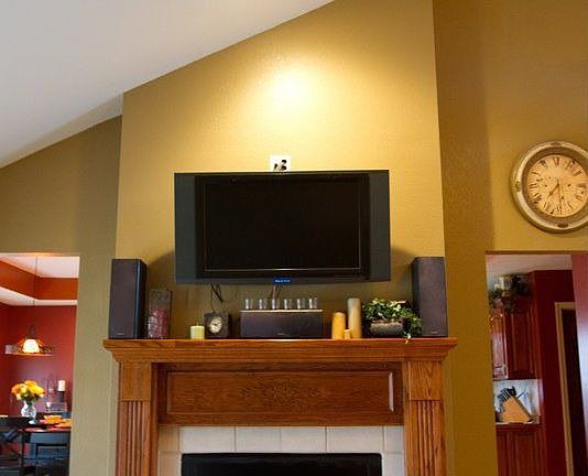 Two-Sided Fireplace