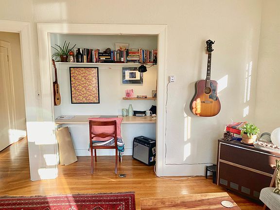 Living Room - with closet converted to Office Nook