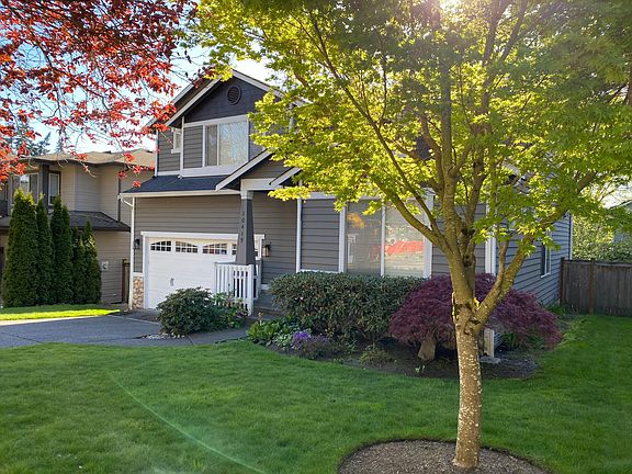 Beautifully landscaped front yard