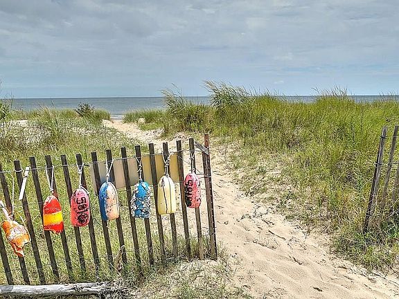 Private beach access