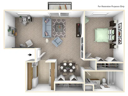 Floor plan Primrose Deluxe