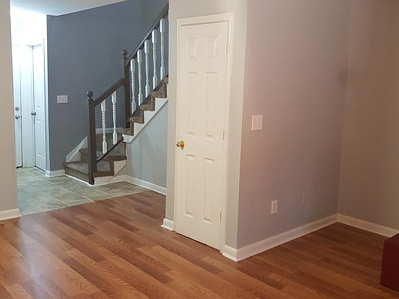 hardwood and tile downstairs