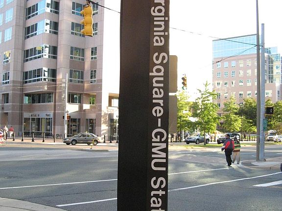 Across fro Virginia Square Metro