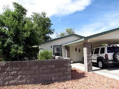 Front View with Double Carport