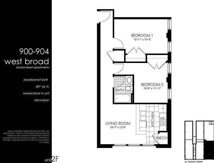 900 W Broad St #2F — Photo 1
