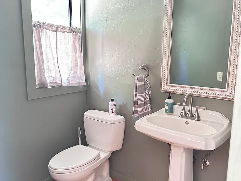 Downstairs half bath