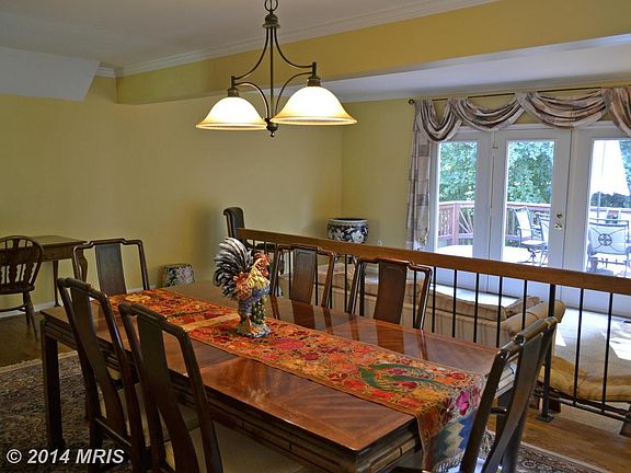 Dining Room overlooks living room
