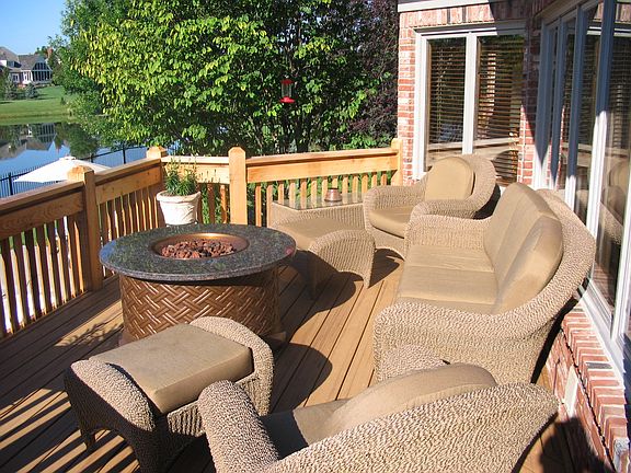 1 of 2 decks overlook pond