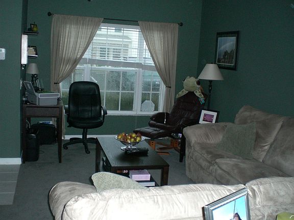 Den with Front Window