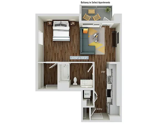 Floor plan S6-608